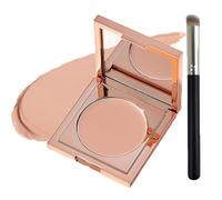 Colored Clay Cc Undereye Corrector, Under Eye Brightening Corrector for Dark Circles, Hydrating Waterproof with Built-in Brush, Suitable for All Skin Types (Light Skin Tone)