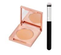Colored Clay CC Undereye Corrector,Under Eye Hydrating Concealer for Women,Under Eye Concealer Brightener,Color Corrector for Dark Circles with Brush (Natural)
