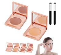 Colored Clay CC Undereye Corrector with Brush, 2025 New Magic Under Eye Corrector, Eye Concealer Undereye Color for Dark Circles (2PCS-02+03)