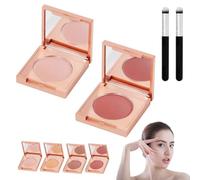 Colored Clay CC Undereye Corrector with Brush, 2025 New Magic Under Eye Corrector, Eye Concealer Undereye Color for Dark Circles (2PCS-01+04)