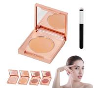 Colored Clay CC Undereye Corrector with Brush, 2025 New Magic Under Eye Corrector, Eye Concealer Undereye Color for Dark Circles (02#Natural)