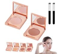 Colored Clay CC Undereye Corrector with Brush, 2025 New Magic Under Eye Corrector, Eye Concealer Undereye Color for Dark Circles (2PCS-01+03)