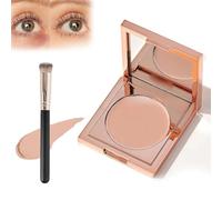 Colored Clay Undereye Corrector, Under Eye Colour Corrector,Color Corrector for Dark Circles with Brush, Conceal & Brighten Dark Circles (1# Light-MediumPeach)