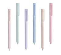 Colored Gel Pens, 6 Pieces Color Ink Writing Set, Smooth Retro Water-Based Stationery for Drawing, Daily Note Taking, Travel Journals, School Classroom, Birthday Present, Offices Meetings