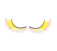 Colored Lash Clusters- | False Colorful Lash Clusters, Long Volume Reusable Eye Makeup, Dramatic Individual Lashes For Pride Cosplay Stage Party Wedding, Beginner Friendly Cosmetic Accessory
