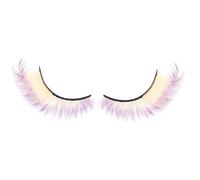 Colored Lash Clusters- | False Colorful Lash Clusters, Long Volume Reusable Eye Makeup, Dramatic Individual Lashes For Pride Cosplay Stage Party Wedding, Beginner Friendly Cosmetic Accessory