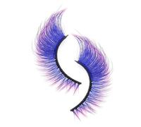 Colored Lash Clusters, False Colorful Lashes, 4.13x2.17x0.47 Inches