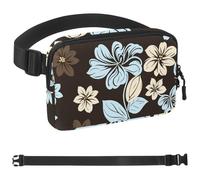 Colored Leaves-407 - Marsupio da uomo e donna, marsupio con tracolla regolabile, alla moda, borsa a tracolla ovunque, per viaggi all'aperto, corsa, escursionismo, multicolore, 4 x 23 x 15 cm,