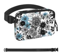 Colored Leaves-475 - Marsupio a tracolla per uomo e donna, borsa da cintura per viaggi, casual, passeggiate, corsa, escursionismo, ciclismo, multicolore, 4 x 23 x 15 cm, Multicolore,