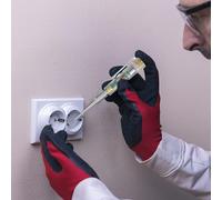 Colored Light Test Pen Red Live, Green Neutral. No More Squinting At Small LEDs Or Guessing Beep Patterns. Also Finds Broken Wires And Tests Continuity. Non-Contact, Safe, Instant.