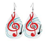 Colored Music Donna Orecchino A Gancio Eleganti Orecchini Lunghi Orecchini Pendenti Per Sera Matrimonio Fori Multipli