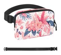 Colored Pineapple-838 - Marsupio a tracolla per uomo e donna, borsa da cintura per viaggi, casual, passeggiate, corsa, escursionismo, ciclismo, multicolore, 4 x 23 x 15 cm, Multicolore,