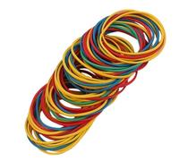 Colored Rubber Bands - 300 Pieces Colorful Stretch Loop, Elastic Craft Hair Bands For File Organization | Versatile Supply For Mail Bracelets Home Office Classroom Handcrafts Commuting