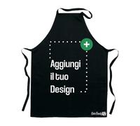 Colorfamily Grembiule Cucina Personalizzato Uomo e Donna - Antimacchia e Resistente all'Acqua - Grembiule Personalizzabile con Foto, Scritta o Logo - Idea Regalo Divertente e Divisa da Lavoro