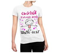 Colorfamily Maglietta cugina Ti Voglio Bene Tanto così - Tshirt