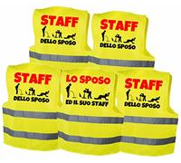 Colorfamily Pacchetto Gilet Addio al Celibato Lo Sposo ed il suo staff