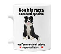 Colorfamily Tazza Border Collie Non è la razza che conta ma l'amore che ci unisce tazza mug divertenti