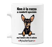 Colorfamily Tazza Pincher Non è la razza che conta ma l'amore che ci unisce tazza mug divertenti