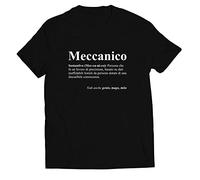 Colorfamily Tshirt Meccanico Definizione - Dizionario - Mestieri - t-Shirt Divertente Uomo