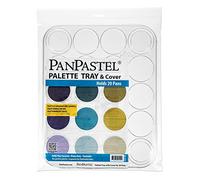 Colorfin PanPastel - Vassoio in plastica per tavolozza, 35,5 x 28 cm, 20 scomparti