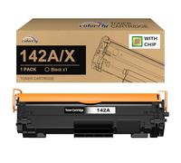 colorfly 142A [ Con Chip ] Toner Compatibili per HP 142A W1420A 142X W1420X per Laserjet MFP M140w M110w M140 M110 M139 M139w (1 Nero)