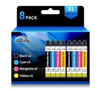 colorfly Cartucce Compatibili per E405XL per Workforce WF-3825 WF-7830 WF-7840 WF-7835 WF-3820 WF-7310 WF-4820 WF-4825 WF7830 WF7840 WF3825 WF7835 WF3820 WF4820 (8-Pack)