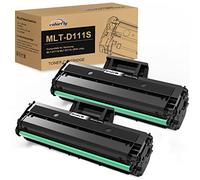 colorfly D111S Toner Sostituzione per Samsung MLT-D111S MLT-D111L, per Xpress SL M2026W M2070W M2020W M2020 M2022 M2022W M2026 M2070 M2070F M2070FW (Nero, 2-Pack)