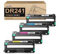 colorfly DR-241 R245CL Tamburo compatibile con Brother DR241 9130CW | Tamburo compatibile MFC-9140CDN MFC-9330CDW MFC-9340CDW DCP-9020CDW DCP-9015CDW HL-3140CW HL-3150CDW HL-3170CDW (4 Pacco)