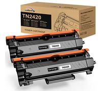 colorfly TN2420 TN2410 Cartucce di Toner Compatibili per Brother TN 2420 TN2410 Cartucce di Toner per MFC-L2710DW L2710DN L2730DW L2750DW DCP-L2510D L2530DW HL-L2310D L2350DW L2370DN (2 Nero)