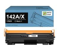 colorfly Toner 142 A [con chip] compatibile con 142A W1420A 142X W1420X per LaserJet MFP M140w, Toner M110w M110 MFP M140 MFP M139w M139 (1 nero)