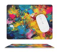 Colorful Abstract Painting Tappetino Mouse Soffice Mousepad Base in Gomma Tappetini Mouse per Laptop Casa Ufficio 25X30Cm