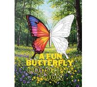 Colorful Adventures: a fun coloring book Butterflies for Kids Ages 7-14