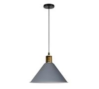 Colorful Aluminum Chandelier Pendant Adjustable E27 Ceiling Light Fixture Kitchen, Bedroom, Dining Room, Restaurant - Creative Hanging Lamp for Corridor & Living Spaces(Gray,30cm)