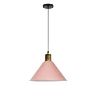 Colorful Aluminum Chandelier Pendant Adjustable E27 Ceiling Light Fixture Kitchen, Bedroom, Dining Room, Restaurant - Creative Hanging Lamp for Corridor & Living Spaces(Pink,40cm)