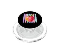 Colorful Apple Watercolor Art Teacher Appreciation Design PopSockets PopGrip per MagSafe
