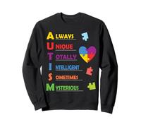 Colorful ASD Design for Proud Parents of an Autistic Child Felpa