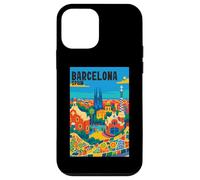 Colorful Barcellona Spagna Parco Gaudí & Sagrada Familia Viaggi Custodia per iPhone 12 mini
