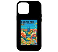 Colorful Barcellona Spagna Parco Gaudí & Sagrada Familia Viaggi Custodia per iPhone 12 Pro Max