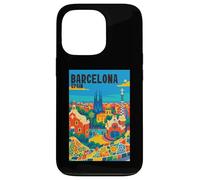 Colorful Barcellona Spagna Parco Gaudí & Sagrada Familia Viaggi Custodia per iPhone 13 Pro