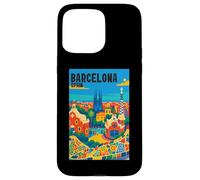 Colorful Barcellona Spagna Parco Gaudí & Sagrada Familia Viaggi Custodia per iPhone 15 Pro Max
