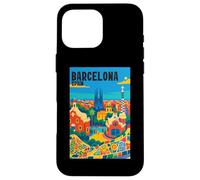 Colorful Barcellona Spagna Parco Gaudí & Sagrada Familia Viaggi Custodia per iPhone 16 Pro Max