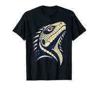 Colorful Bearded Dragon Face Reptile Animal Lover Maglietta