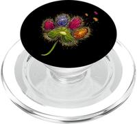 Colorful Big Paw Print Dandelion Paw Print Graphic PopSockets PopGrip per MagSafe