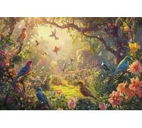 Colorful Birds Jigsaws - Poster Artistici Da Parete - Puzzle Per Adulti E Adolescenti - Giochi Per Ridurre Lo Stress In Famiglia - 1000 Pezzi Puzzle Gifts - Kw513Zk