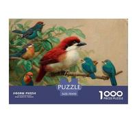 Colorful Birds Perched Durable Interlocking Pieces Fun Hobby for Spare Time, Evenings, Weekends And Holiday Breaks 70x50cm/1000pcs