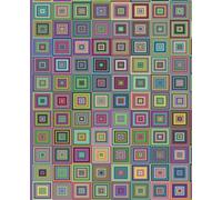 Colorful Blocks - Creative Grid Notebook: Bright Multi Square Pattern Design-120Pages, WideRuled,MatteFinish