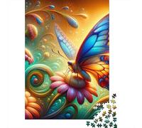 Colorful Butterfly Garden-1 Jigsaw Puzzle Impossible 1000 Pezzi Decorazione Per La Casa. Rilassamento E Intelligence Per Adulti E Ragazzi Da 14 Anni 38x26cm/1000pcs