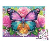 Colorful Butterfly Wall Art Jigsaw Puzzle Impossibili 1000Pcs Decorazione Per La Casa. Giochi Rilassamento E Intelligence Per Adulti E Ragazzi Da 14 Anni 70x50cm/1000pcs