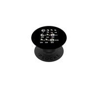 Colorful Calcio Frazioni Matematica Apprendimento PopSockets PopGrip Adesivo