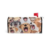 Colorful Cartoon Animal Dog Decorative cassetta postale copre magnetico per l'estate carino giorno di San Patrizio cassetta postale formato standard Caja de correos